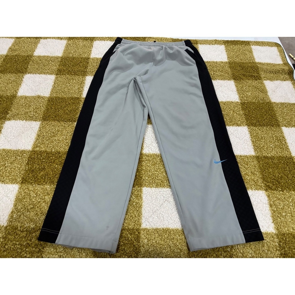 Nike Basketball Kobe Bryant Therma-FIT Pants Grey Black Mens Large Fleece Lining
